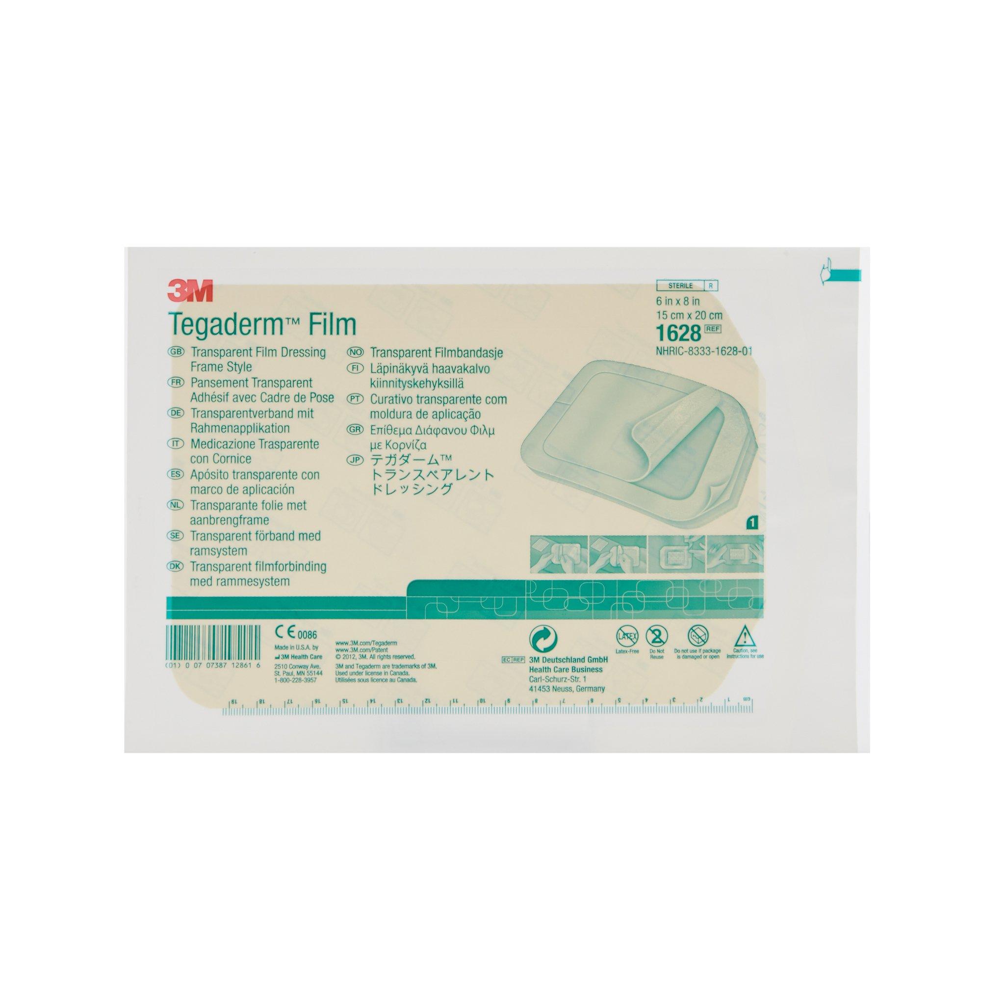 3M™ Tegaderm Transparent Film Dressing, Sterile, Frame Style Delivery