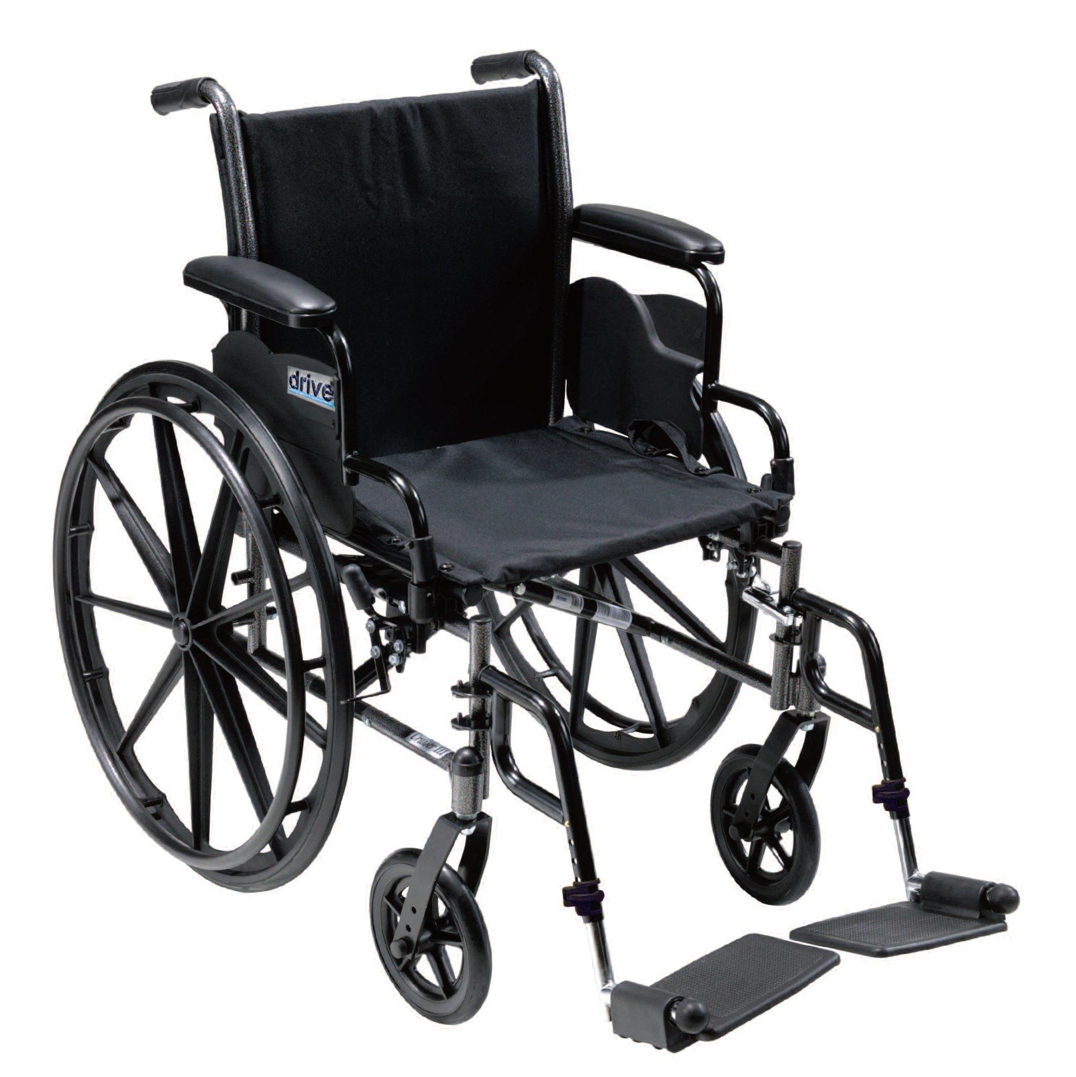drive™ Cruiser III Lightweight Wheelchair, 20Inch Seat Width