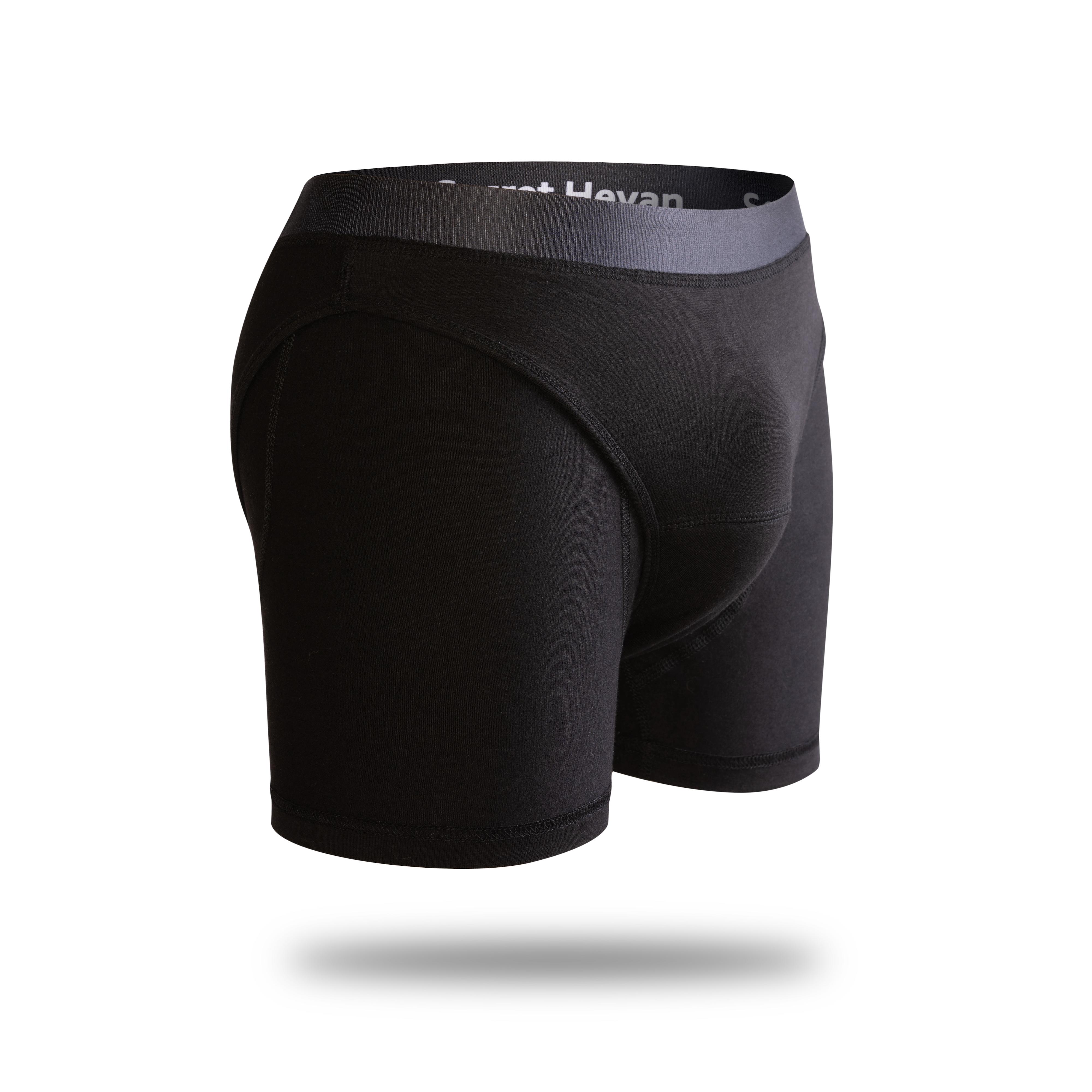 SCHIESSER 2-pack period underwear SECRET CARE in black