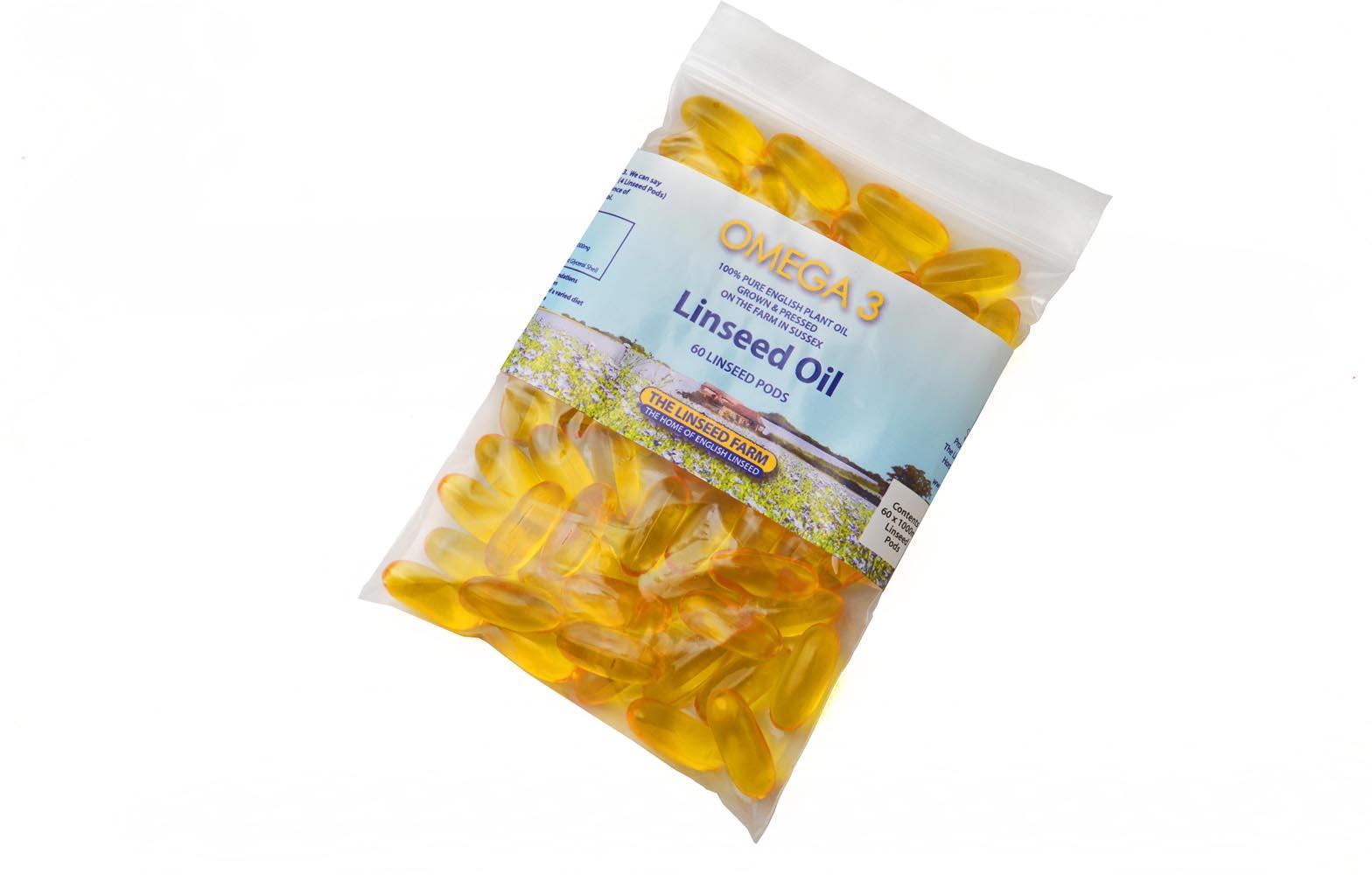 Linseed Flaxseed Oil Pods