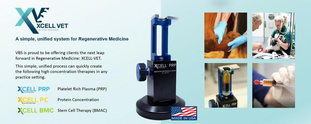 Learn more about our XCELL VET Products...