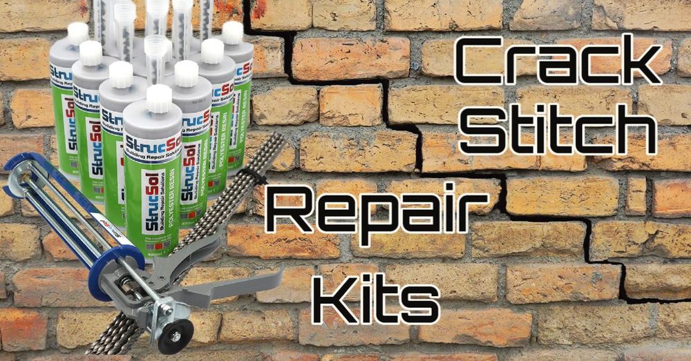 Cracked Brickwork? No Problem!Get one of our ready to use-out-of-the-box kits. Comes with free advice and consultation on your repair!
