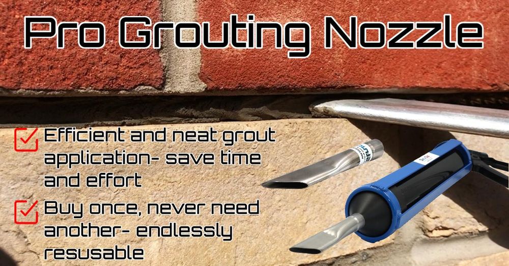 Pro Grout NozzleTake the hassle out of repointing