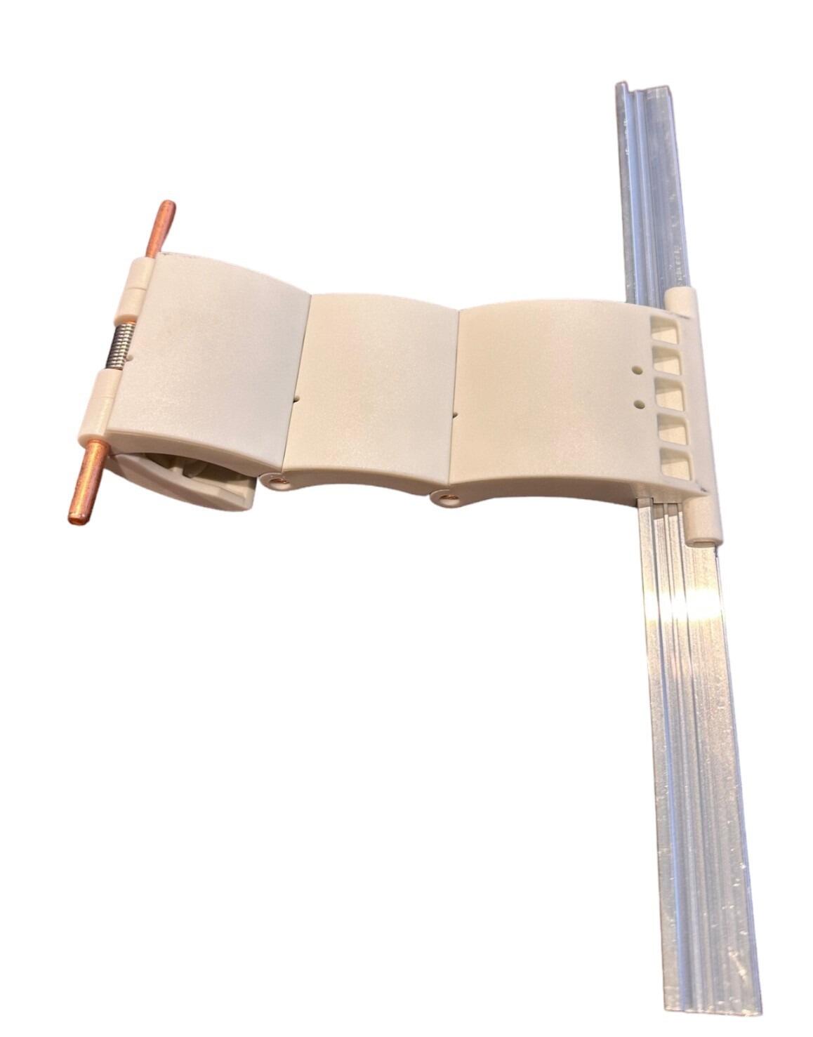 77mm Lath Roller Door Locking Strap Ref TP02, White 3 Segment to suit Garage Doors, Roller