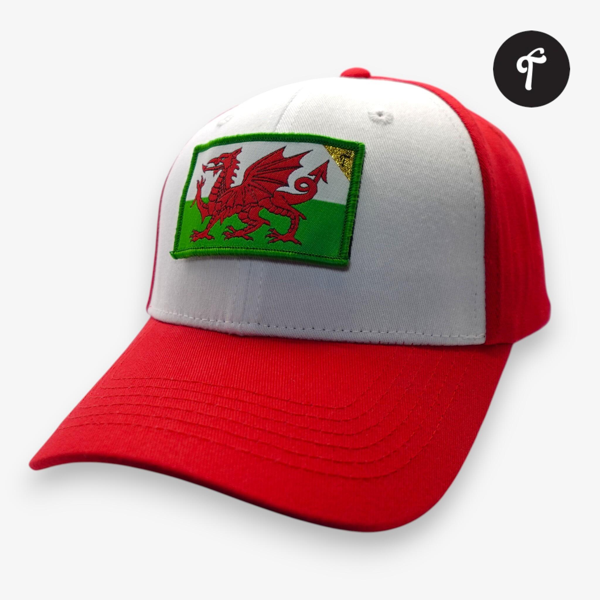 Wales Flag Six Nations Cap Red