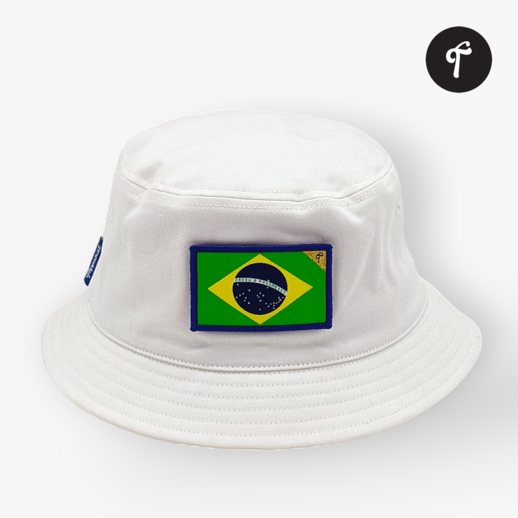 Brazil Bucket Hat White