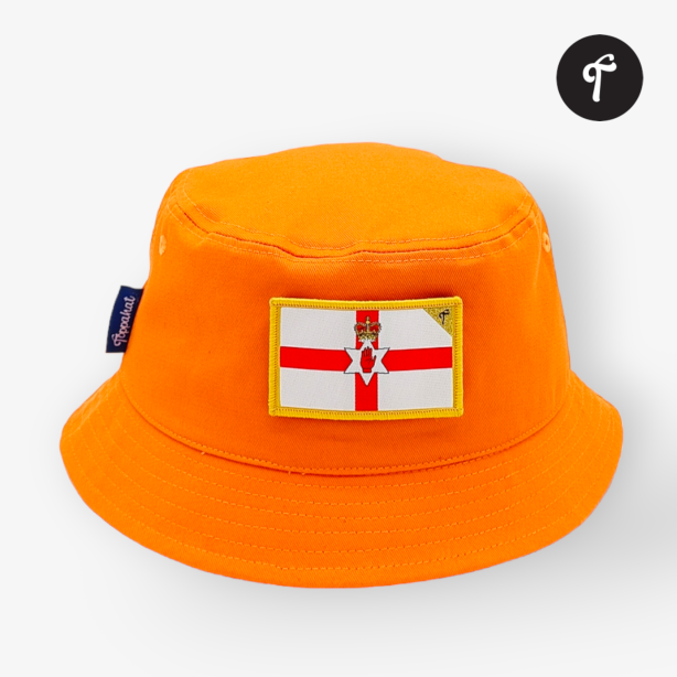 Northern Ireland Bucket Hat Orange