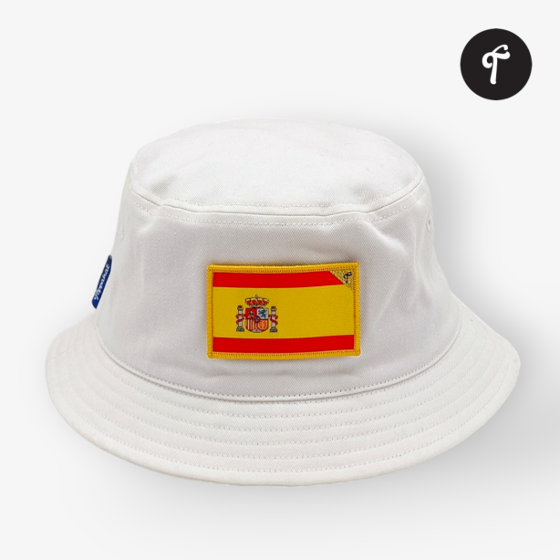Spain Bucket Hat White