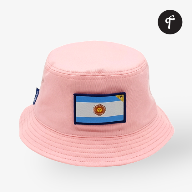 Argentina Bucket Hat Pink