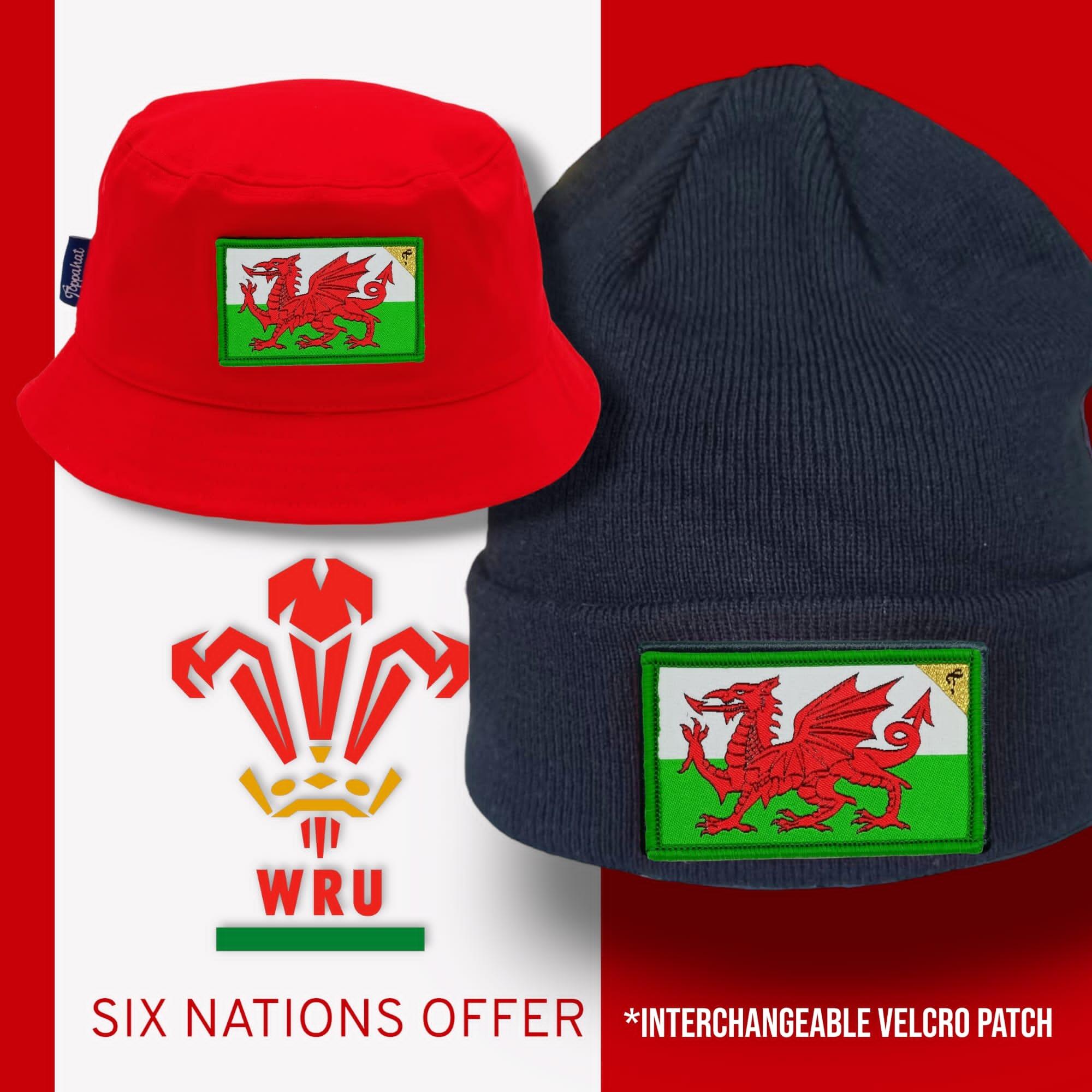 Wales Six Nations Hats