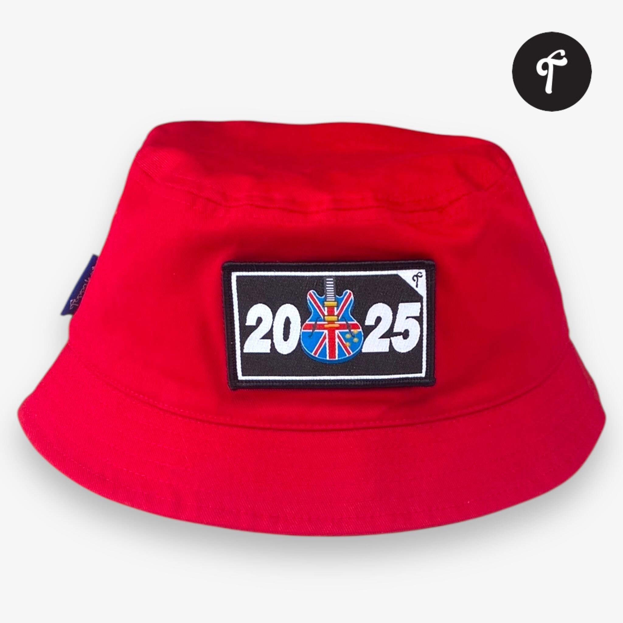 Oasis Red Bucket Hat Live 2025