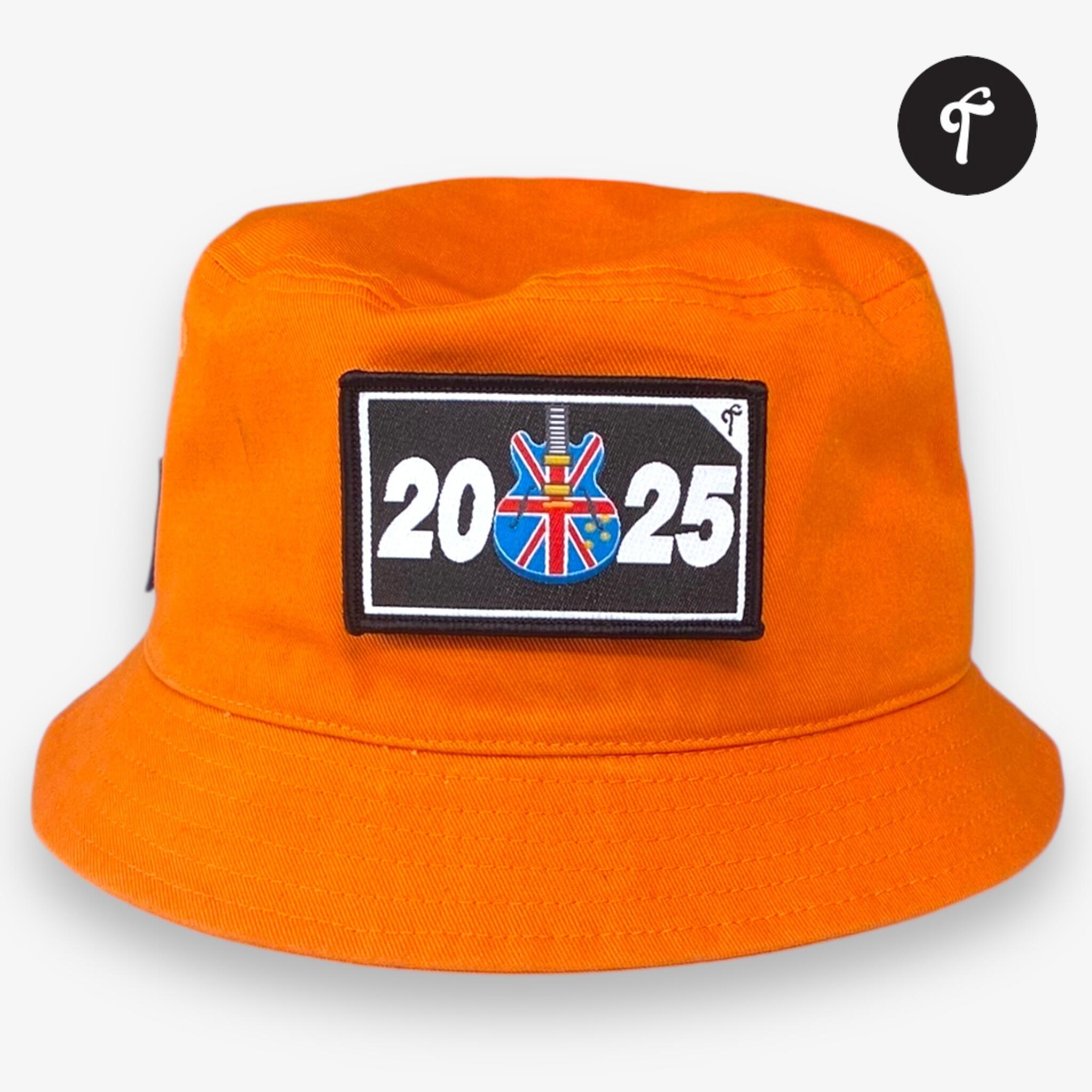 Oasis Orange Bucket Hat Live 2025