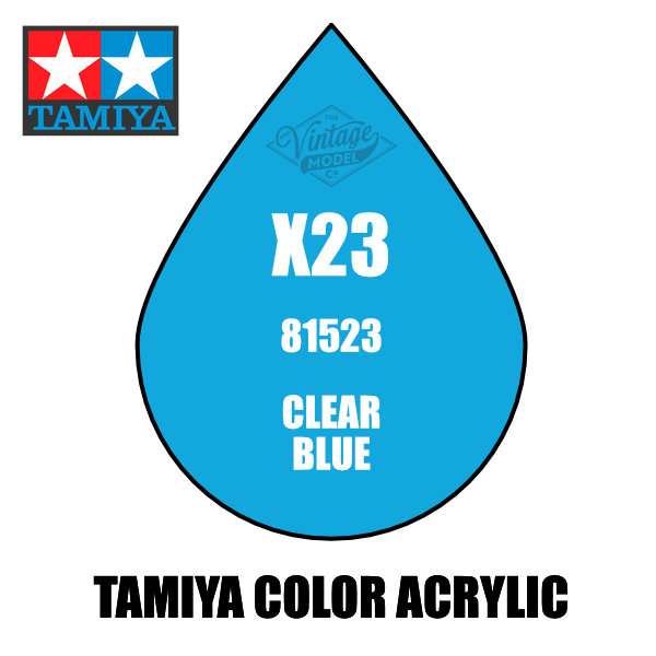 Tamiya Acrylic X23 Gloss,Clear Blue