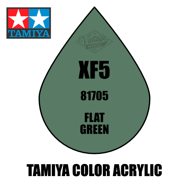 Tamiya Acrylic XF5 Flat Green