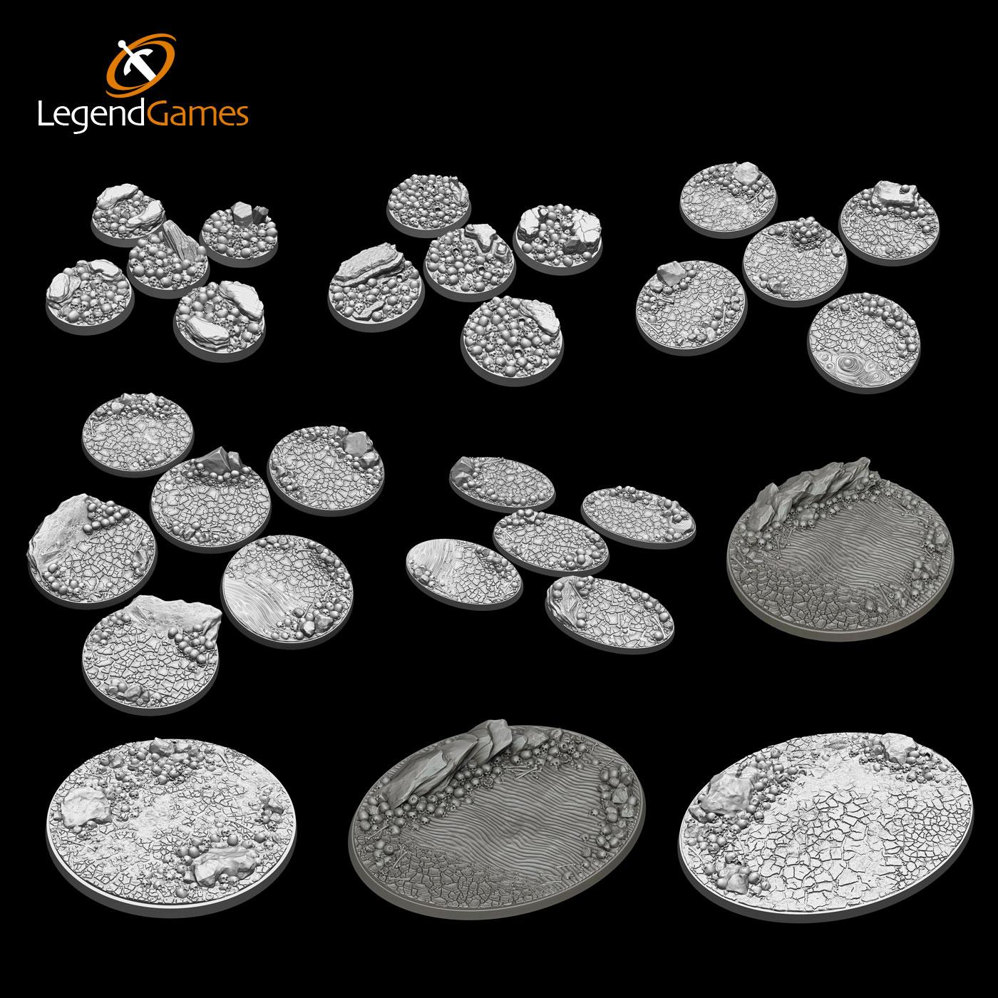 Picture of Skull Base Collection - ALL our Skull bases - new ones added as developed STL file - Main Image