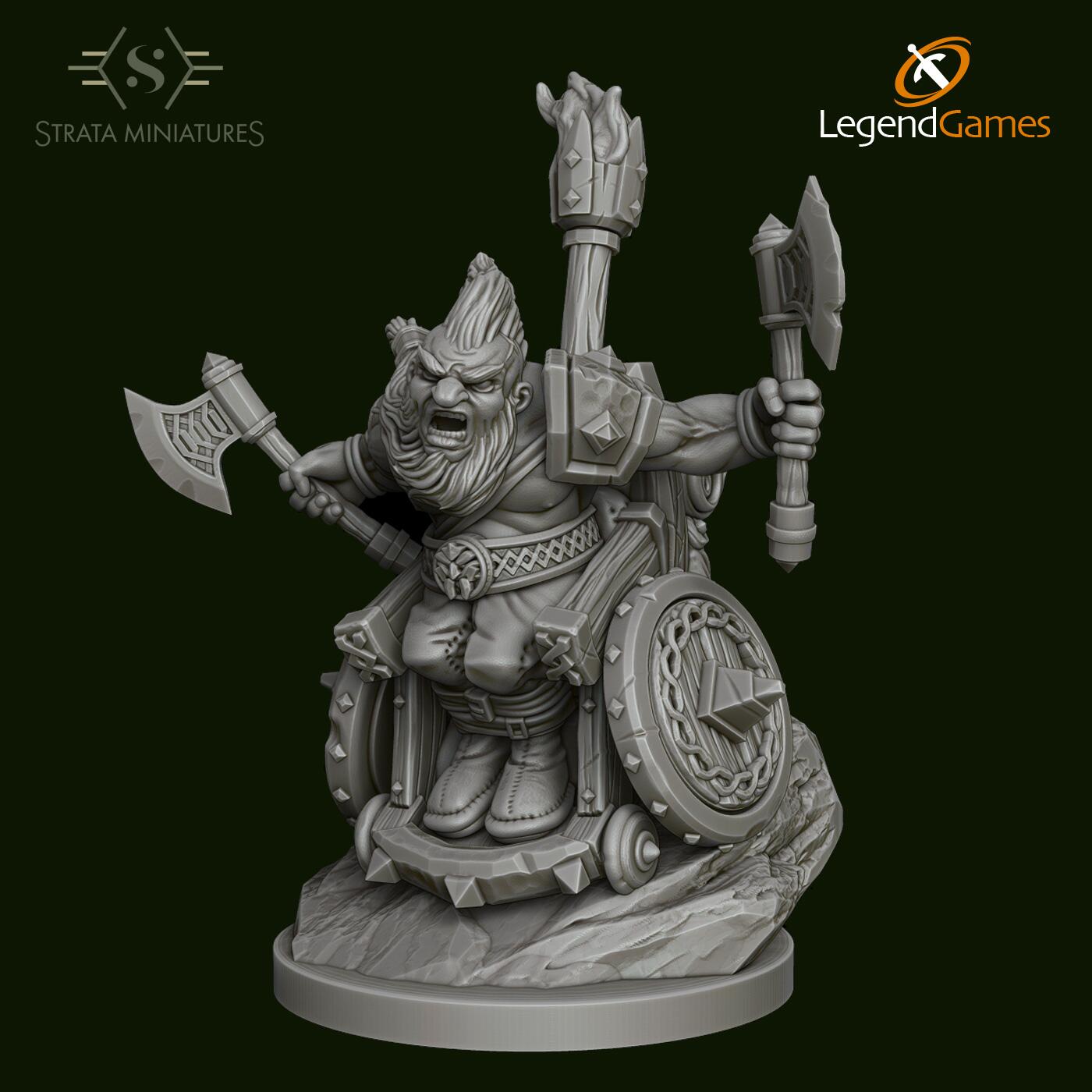 Picture of Dungeons and Diversity Dwarf Barbarian - Main Image