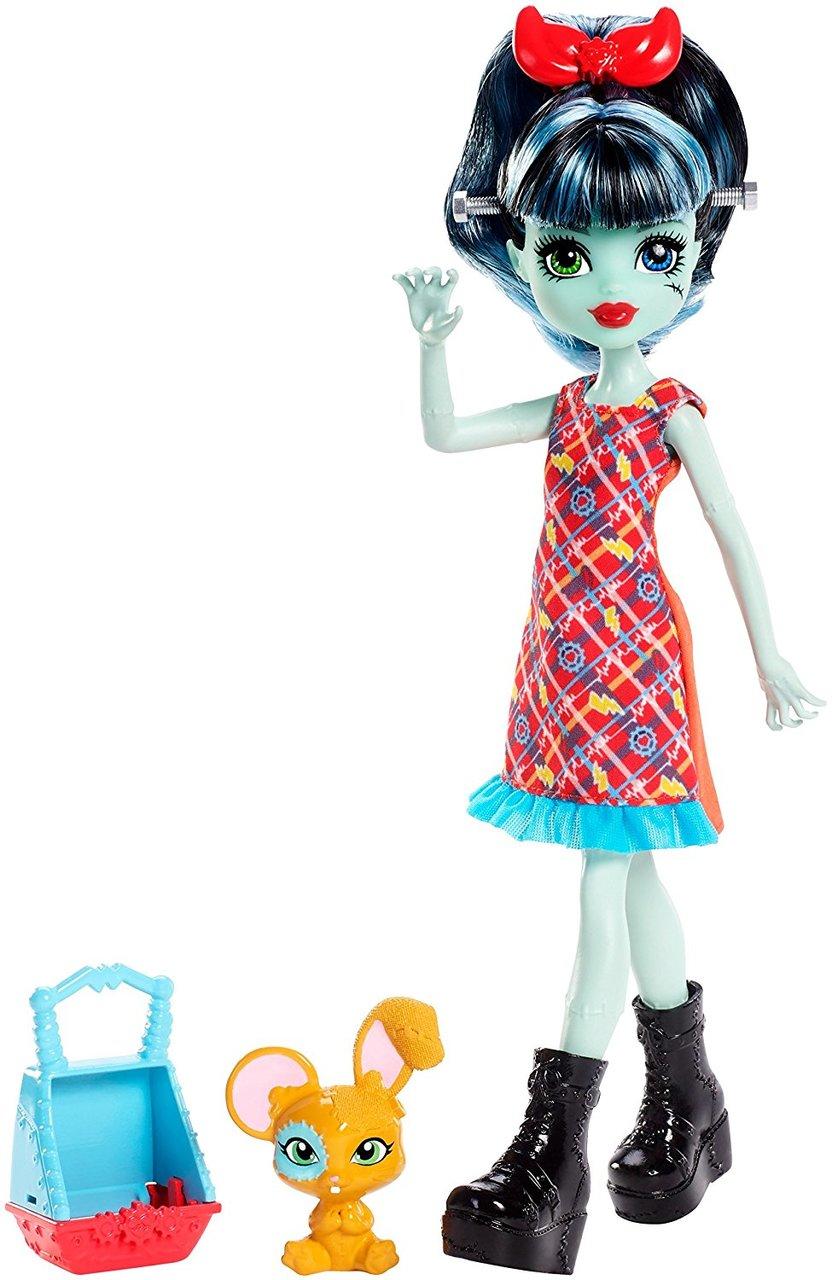 Monster High Monster Family Alivia Stein Fashion Doll & Pet Hybrid Bunny  Mouse
