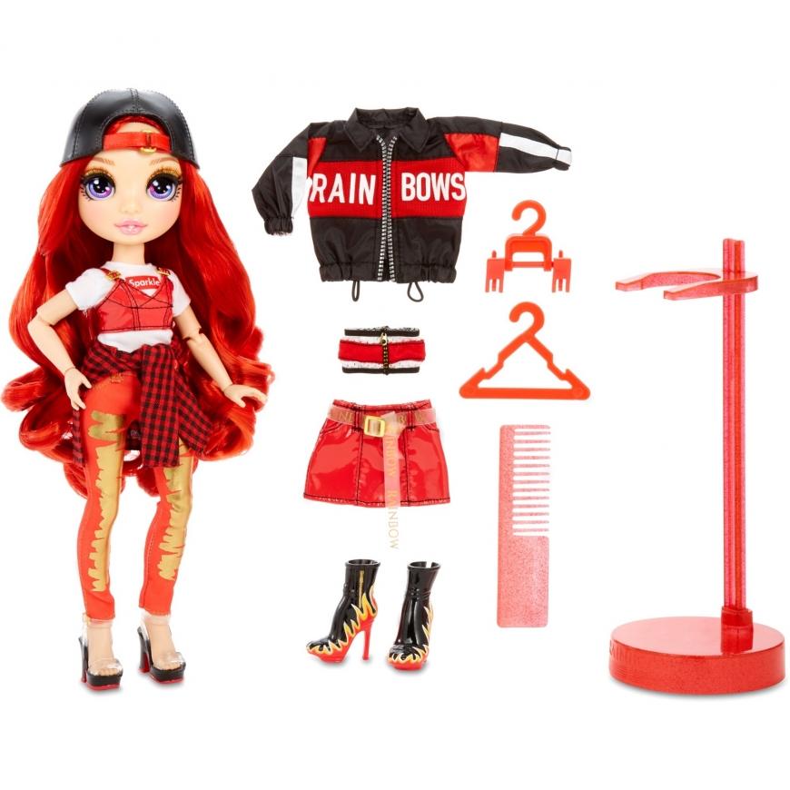 Rainbow High Ruby Anderson – Red Fashion Doll with 2 Outfits