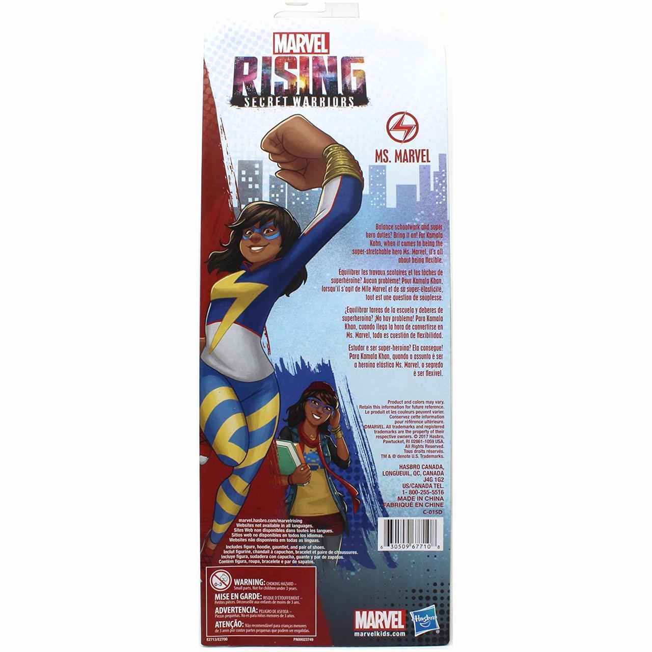 Marvel Rising Secret Warriors Ms. Marvel 11" Adventure Action Figure Doll