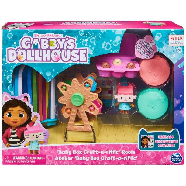 Gabby's Dollhouse, Baby Box Craft-A-Riffic Room with Cat Figure