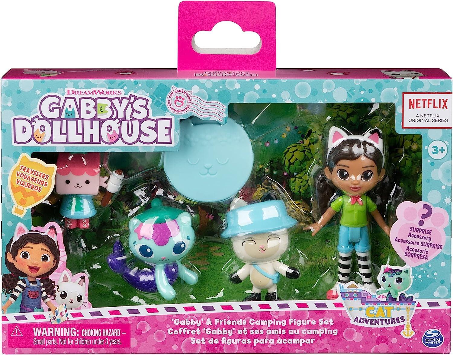 Gabby's Dollhouse Figure Friends Camping Pack