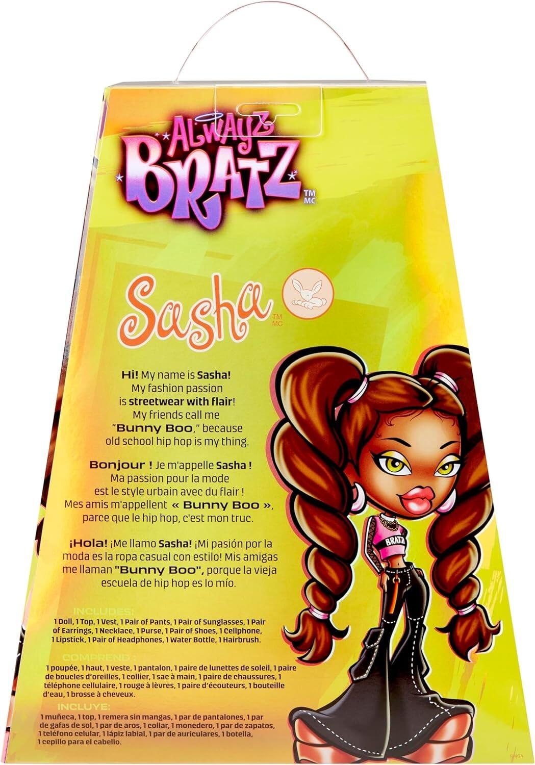 Buy Bratz Alwayz Sasha Fashion Doll with 10 Accessories and Poster at