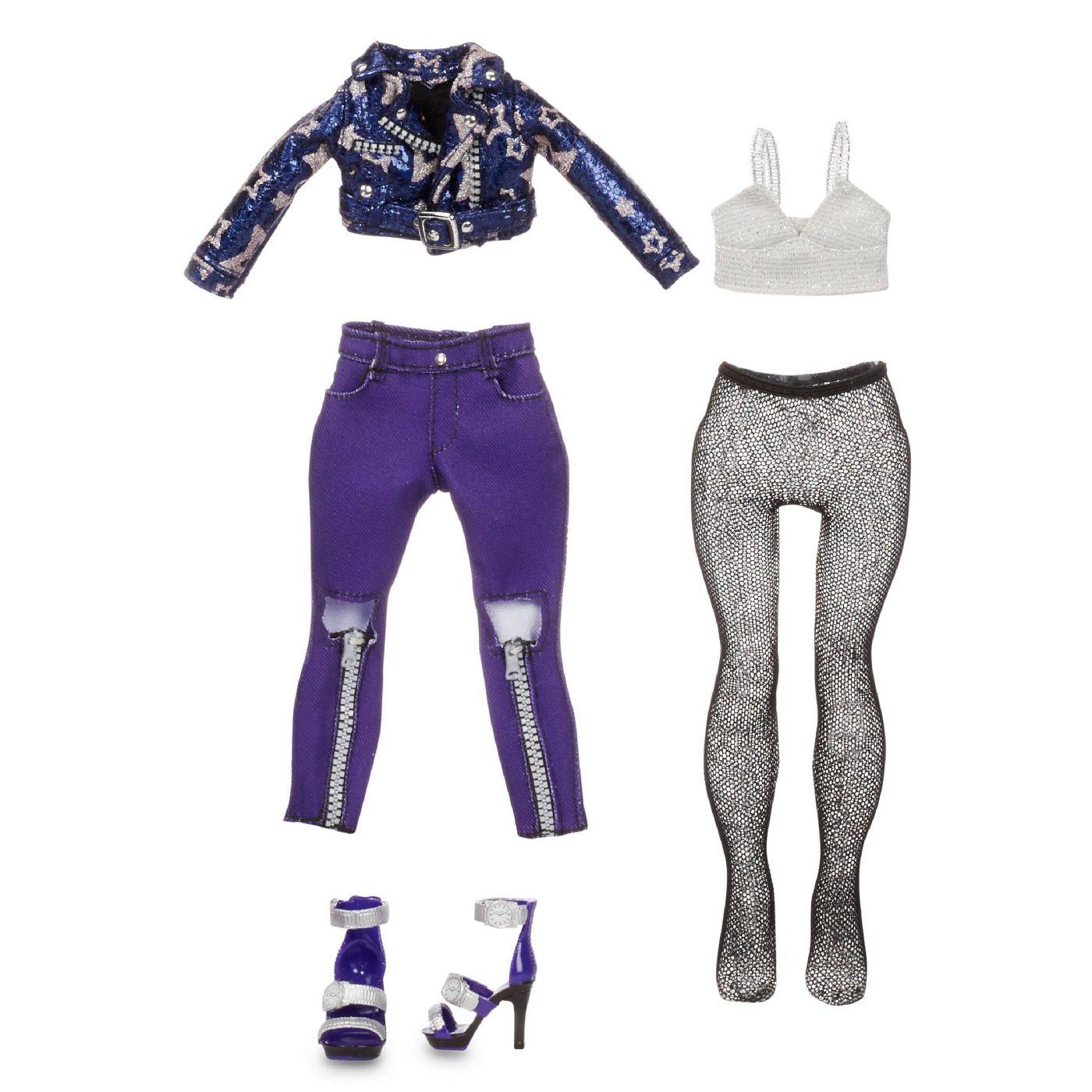 Rainbow high krystal bailey – poupée-mannequin indigo (bleu violacé) avec 2  tenues complètes à agenc - rainbow high krystal bailey – indigo (dark blue  purple) fashion doll with 2 complete mix 