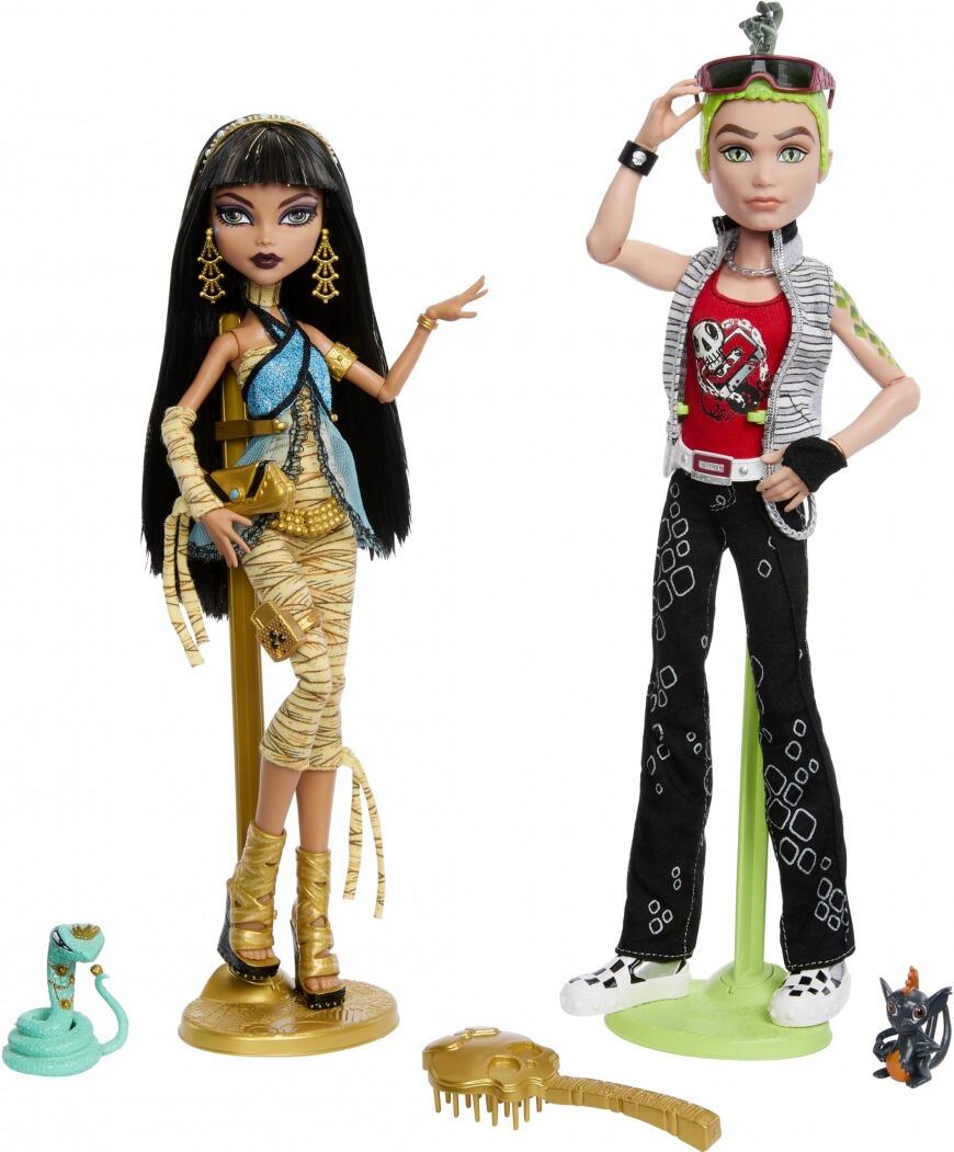 Buy Monster High Creeproduction Cleo de Nile and Deuce Monster High Dolls UK Bentzens