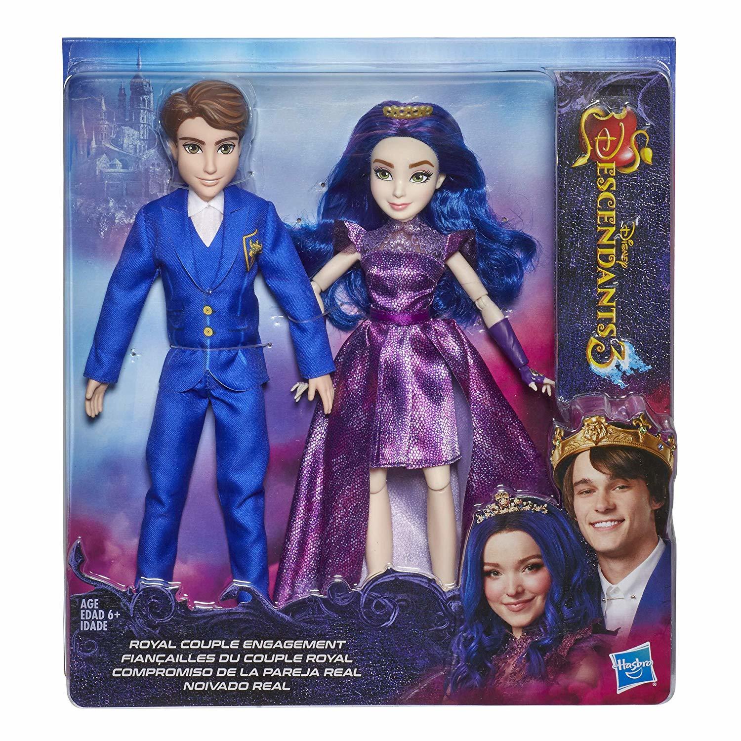 Disney Descendants 3 Royal Couple Engagement, 2-Doll Pack