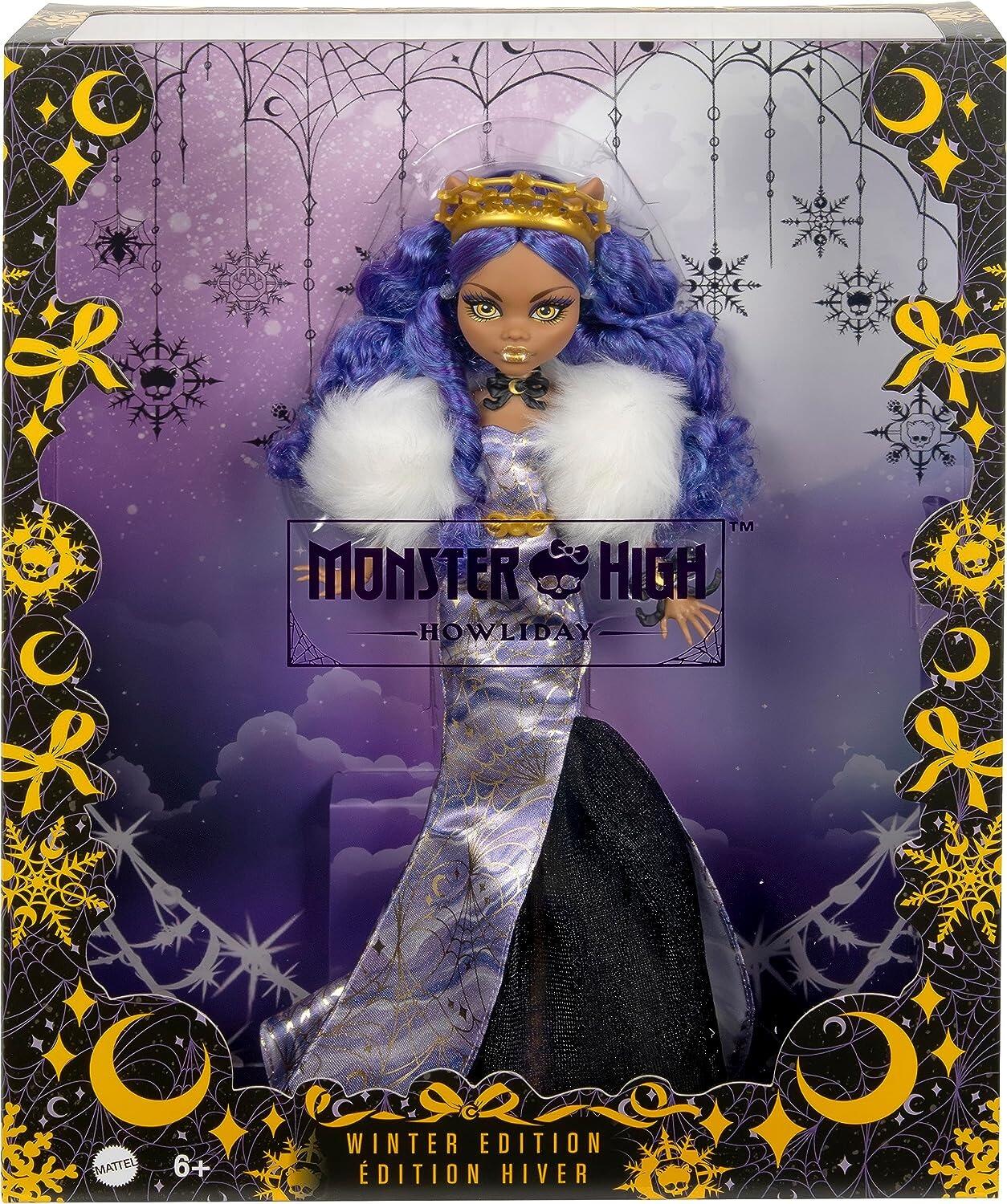 Monster High Doll and Beauty Kit, Cleo De Nile Boo-Jeweled Beauty Case with  Tattoos and Necklace for Kids ( Exclusive)