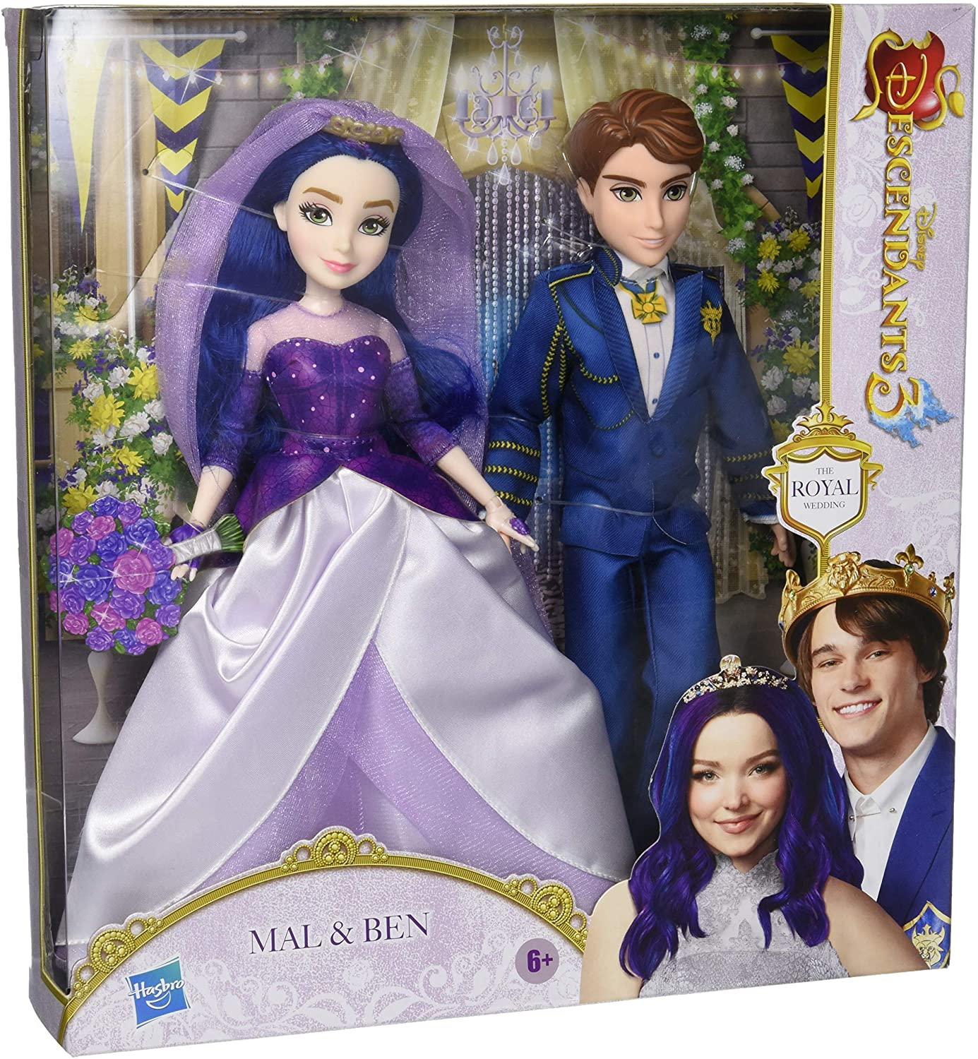 Disney Descendants 3 Royal Wedding,  2-Doll Pack