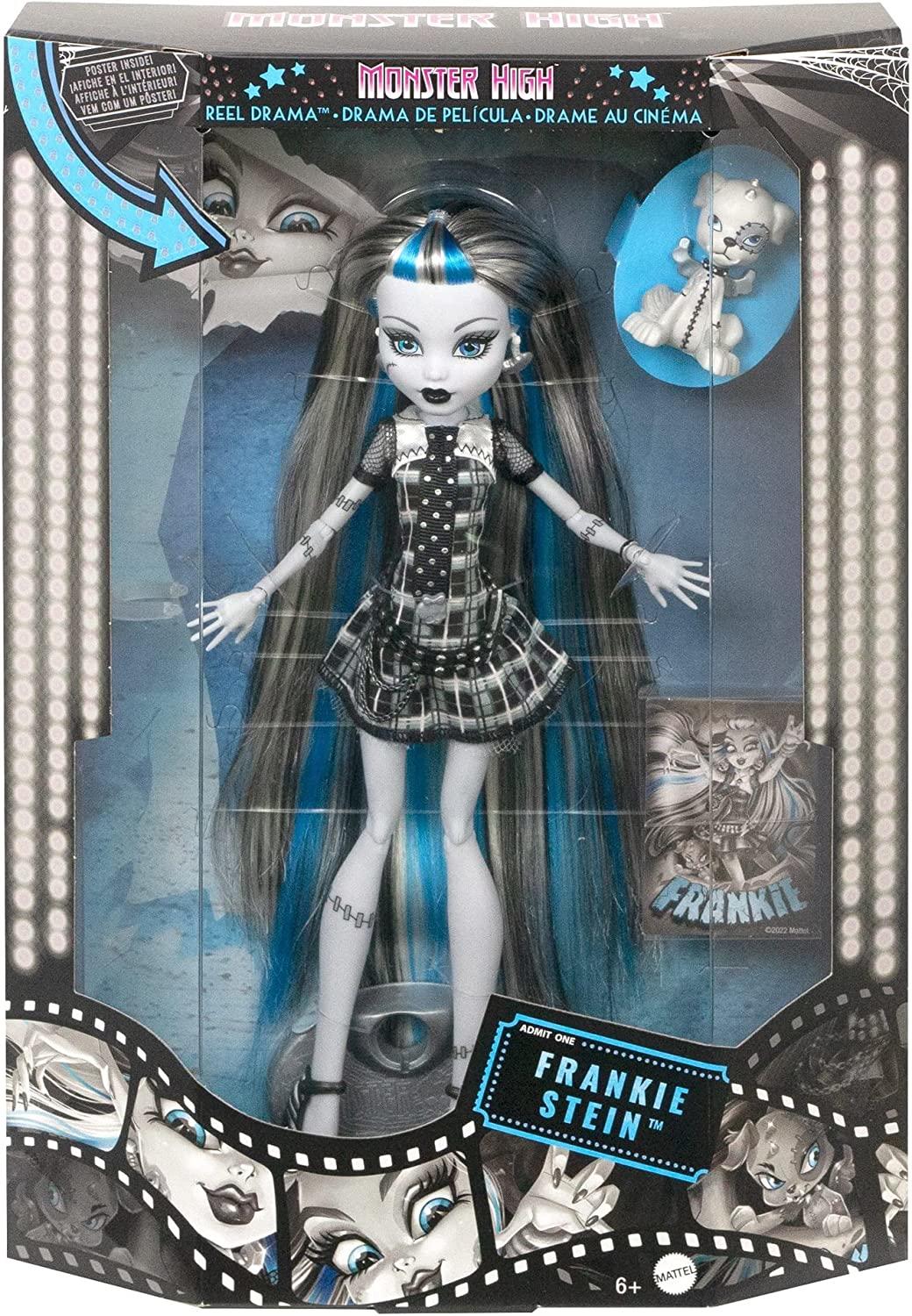 Monster High Doll, Clawdeen Wolf in Black and White, Reel Drama