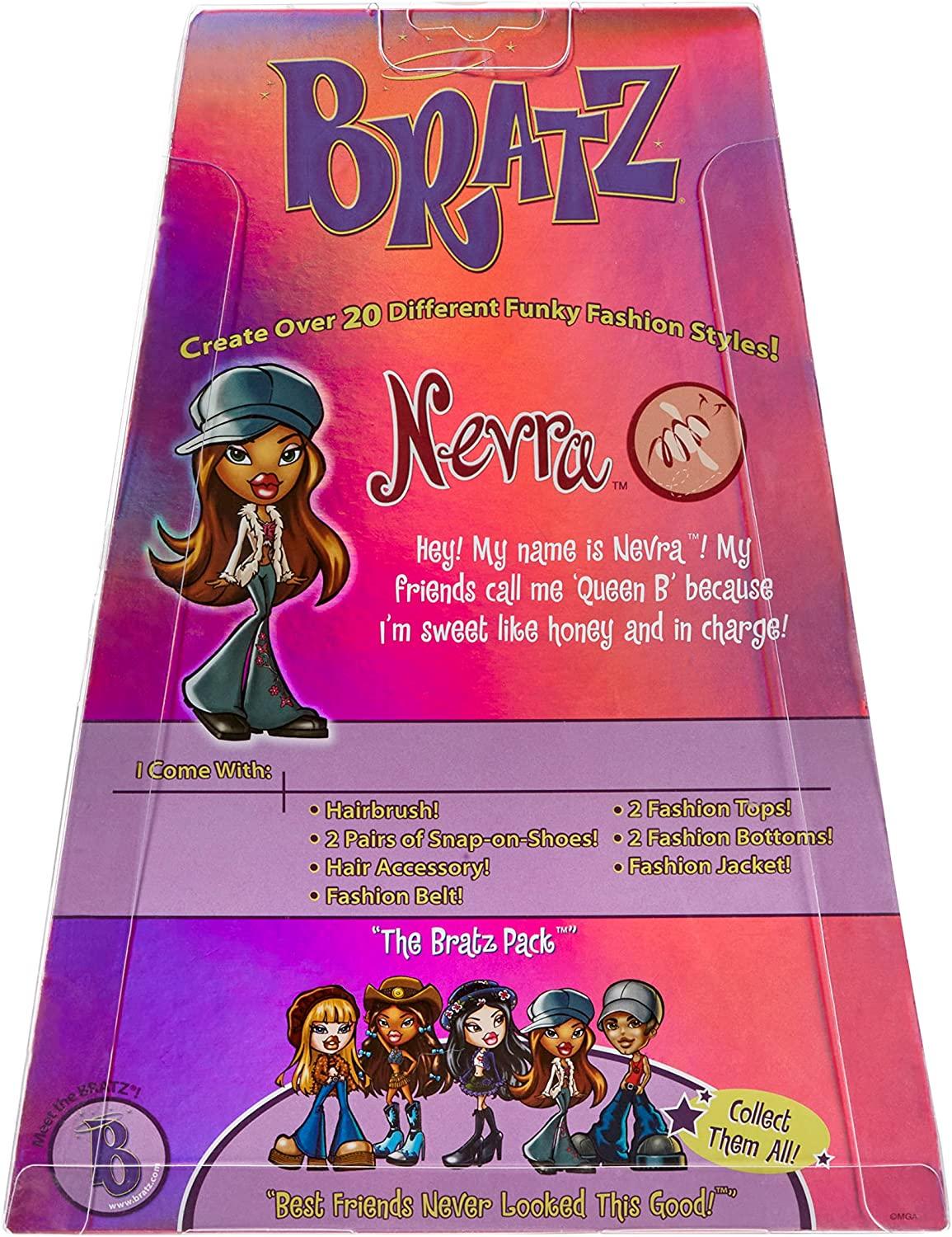 Bratz Original Fashion Doll - NEVRA - Includes Two Outfits, Fashion Accessories, Special Edition