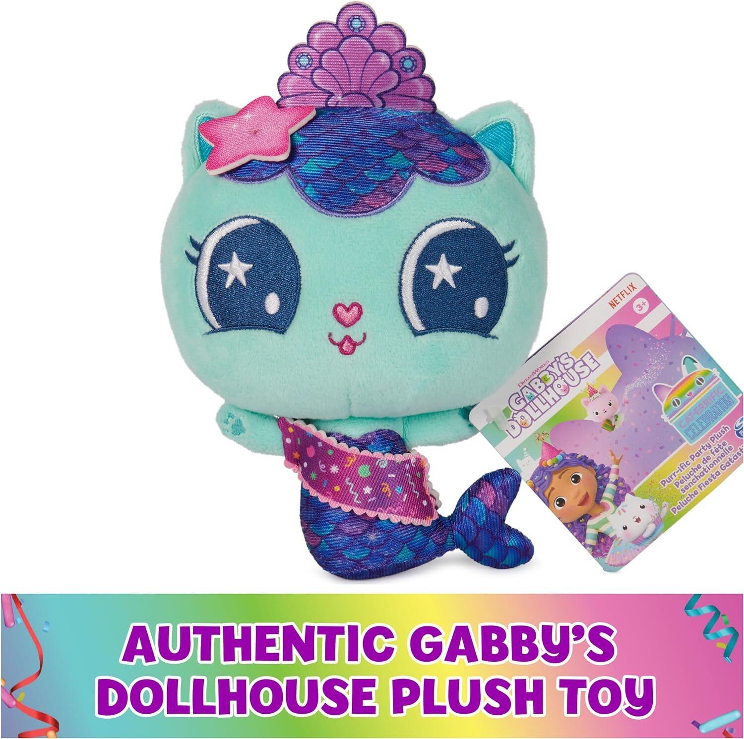 Buy Gabby's Dollhouse, Celebration Series Mercat Plushies | Gabby's ...