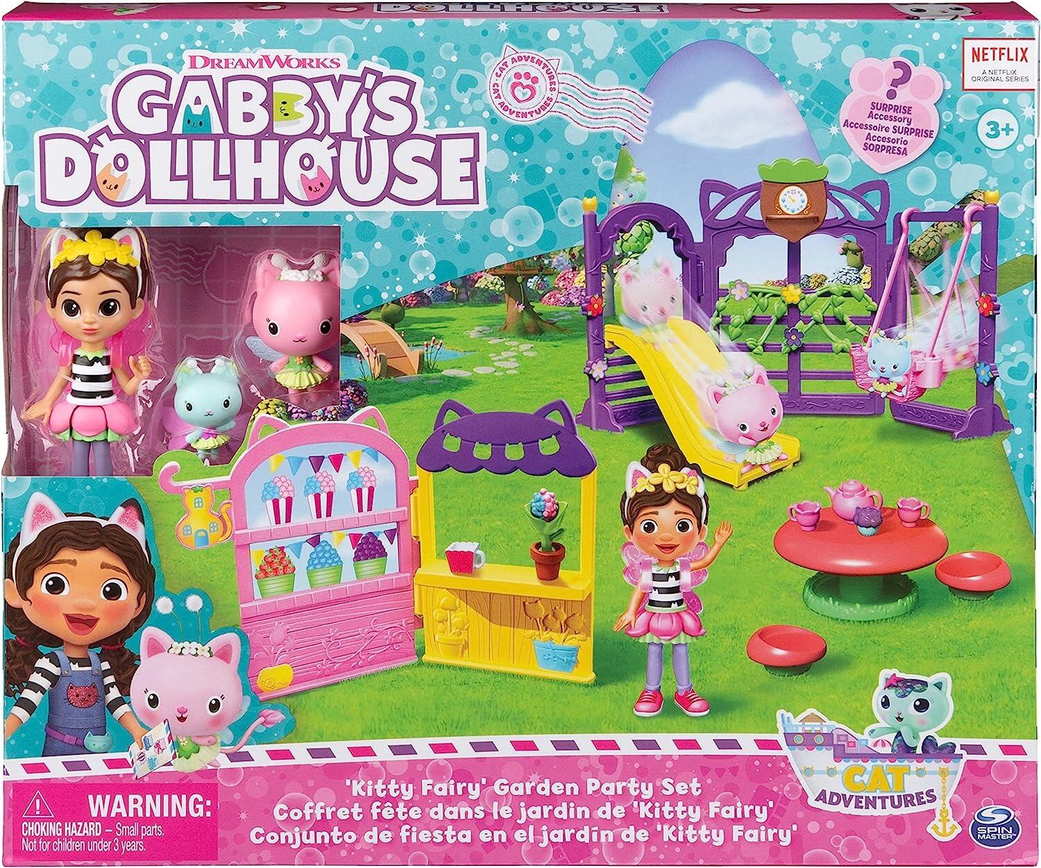 Buy Gabby's Dollhouse Kitty Fairy Garden Party | Gabbys Dollhouse toys ...