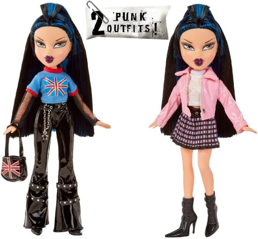 Bratz Pretty ‘N’ Punk Jade Fashion Doll with 2 Outfits and Suitcase