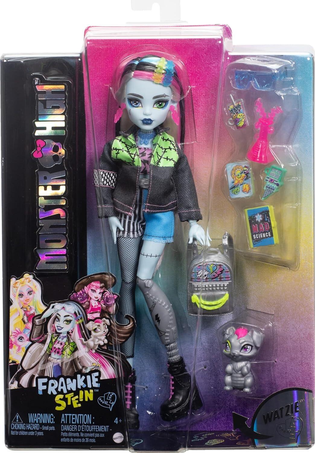 Buy Monster High Monster Family Alivia Stein Fashion Doll & Pet