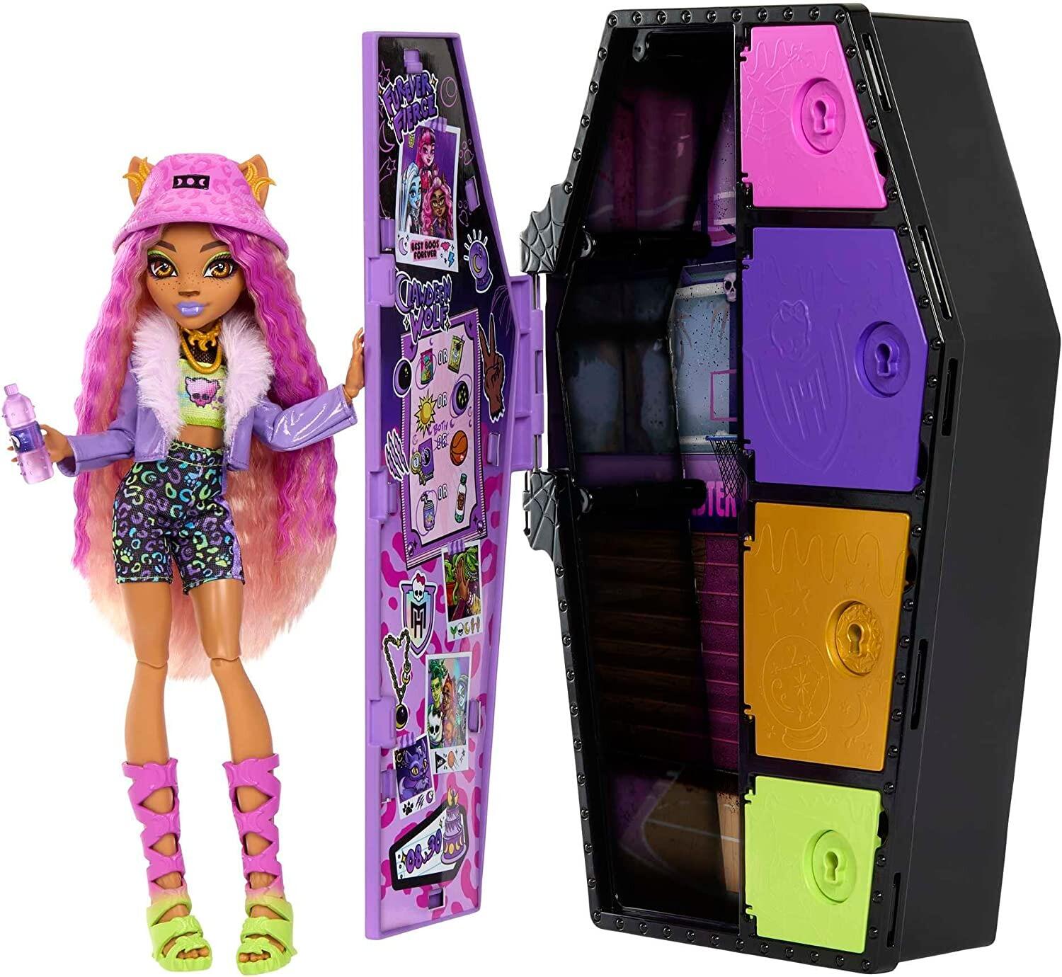 Monster High Skulltimate Secrets Doll and Fashion Set, Clawdeen ...