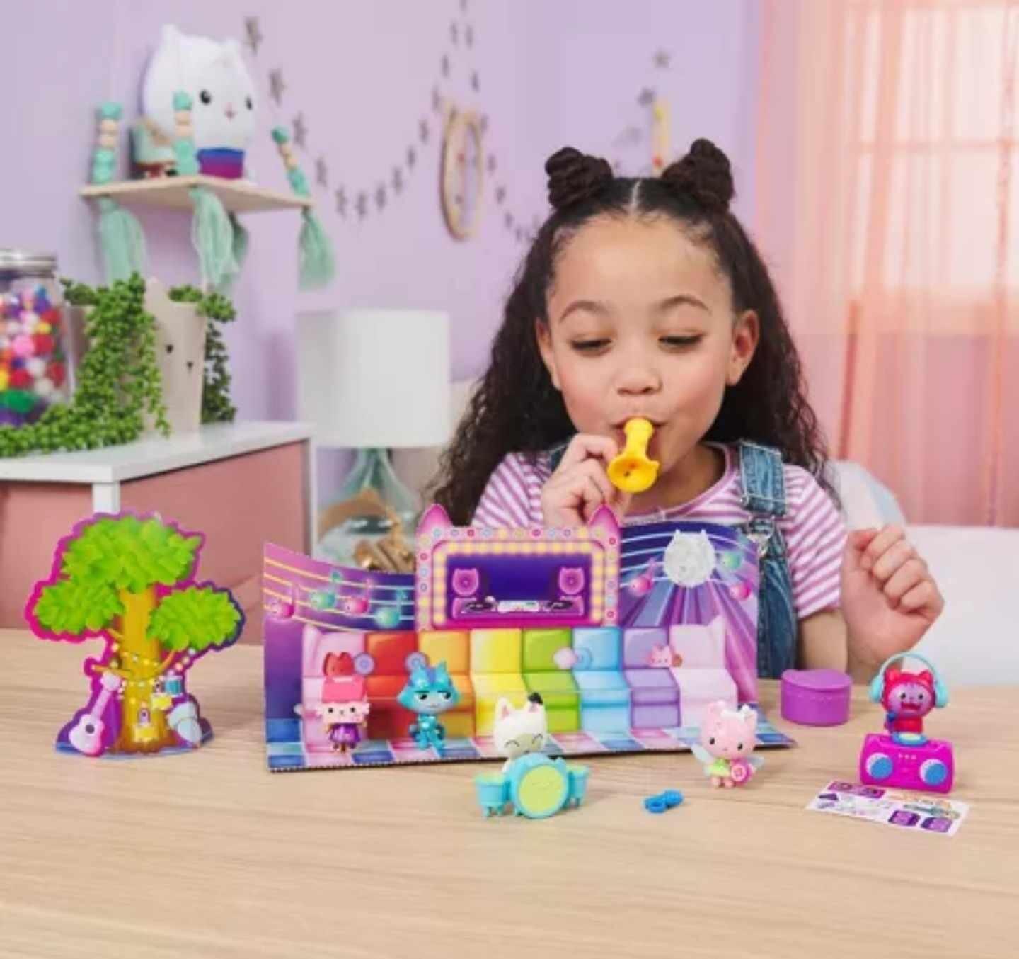 Buy Gabby's Dollhouse Groove with Gabby & Friends Musical Playset ...