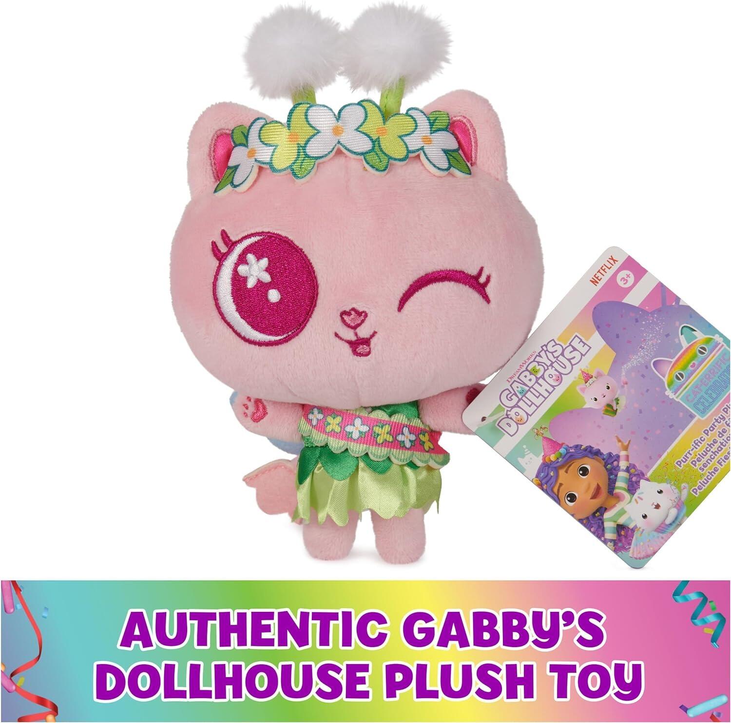 Buy Gabby's Dollhouse, Celebration Series Kitty Fairy Plushies | Gabby ...