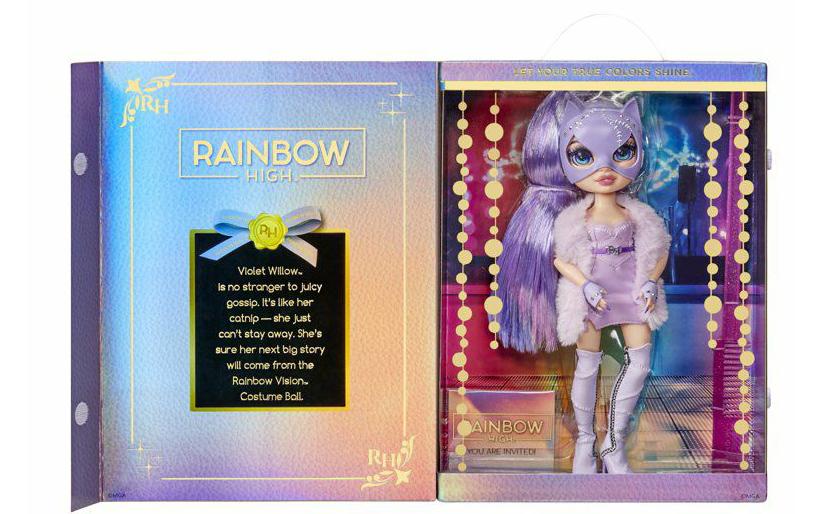 Rainbow High Costume Ball Violet Willow Kitty doll