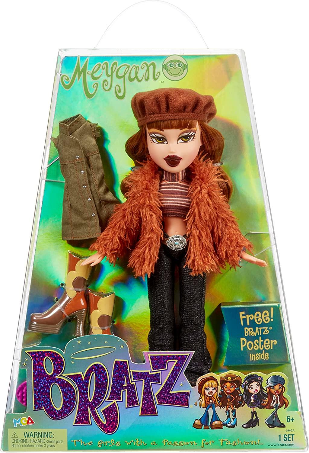 Bratz® Original Fashion Doll Meygan™ with 2 Outfits and Poster