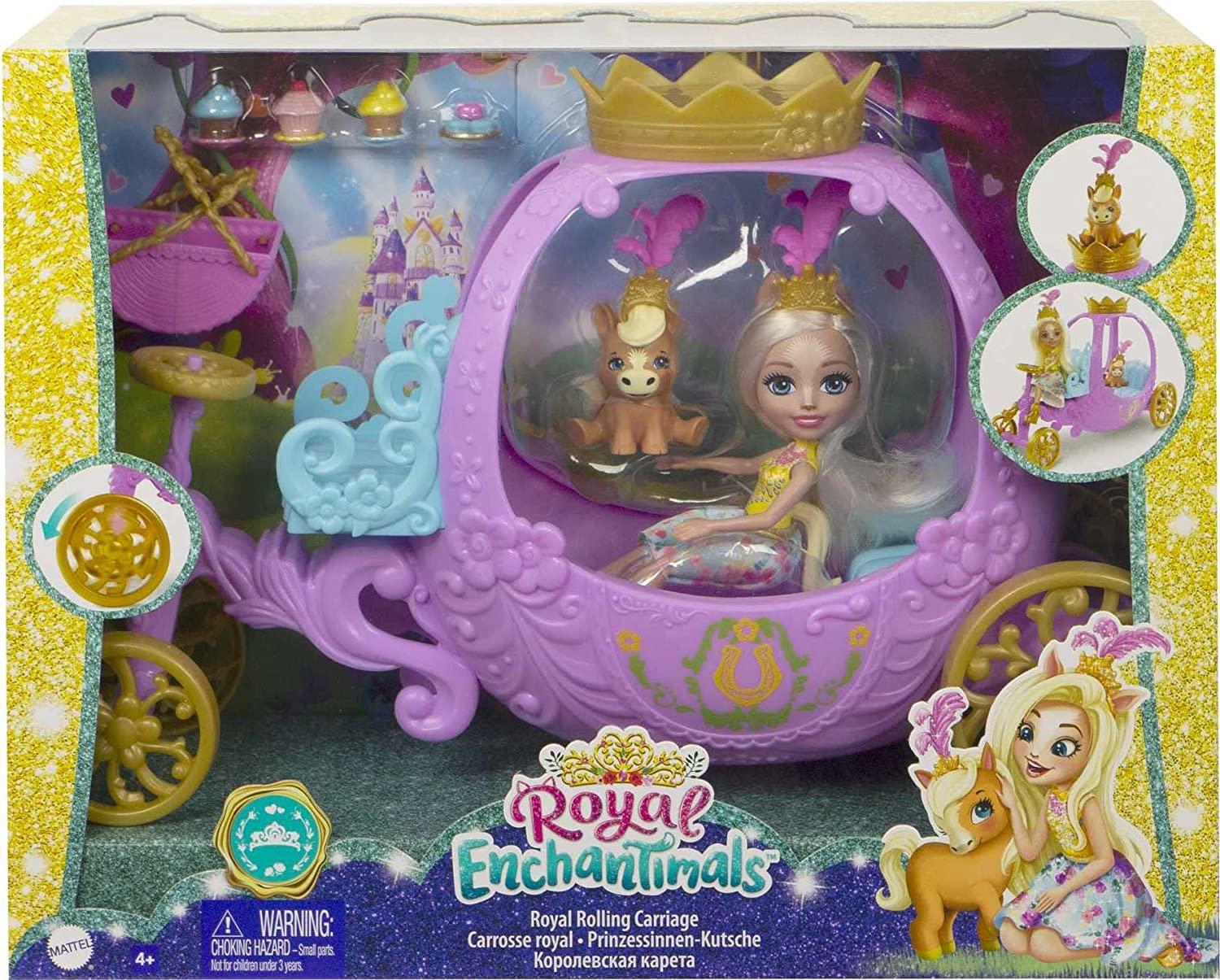Royal Enchantimals Royal Rolling Carriage Playset