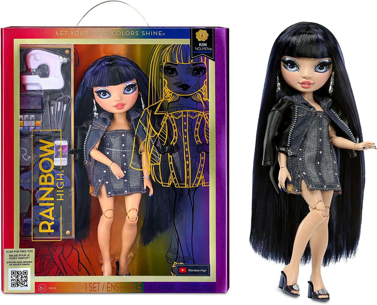 Rainbow High Kim Nguyen- Denim Blue Fashion Doll | Rainbow High Dolls ...