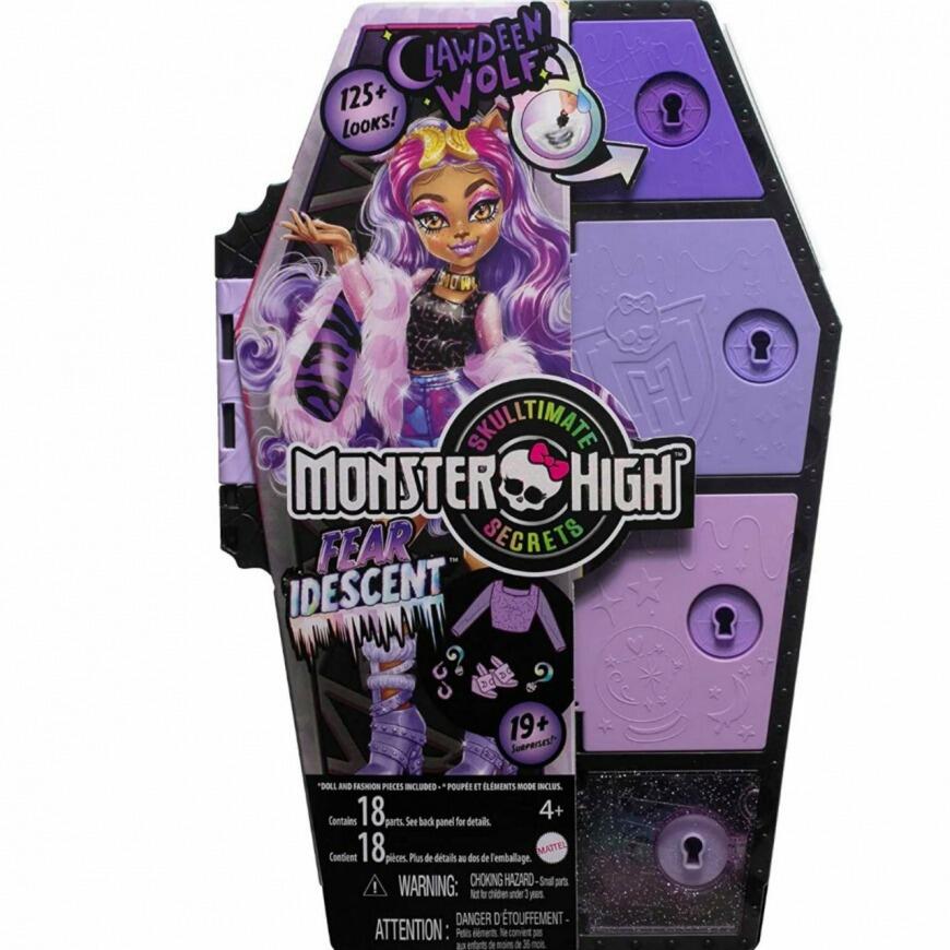 Monster High Skulltimate Secrets Fearidescent Series Clawdeen Wolf doll