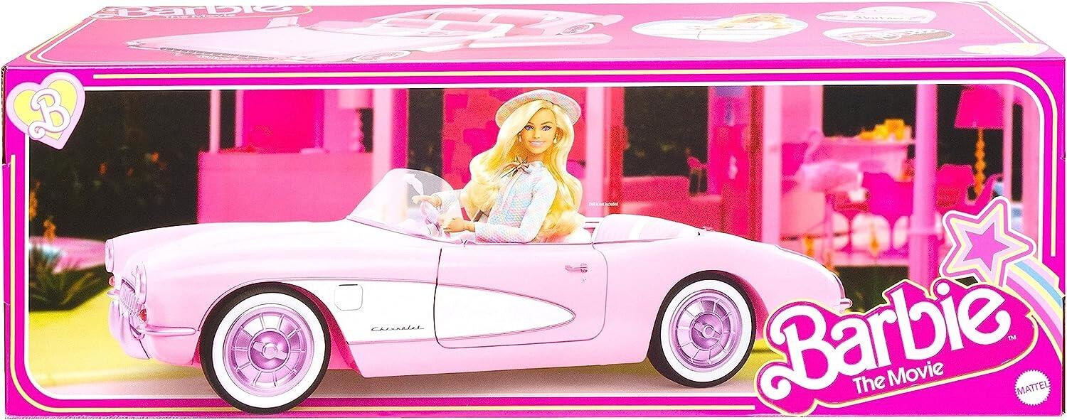 Barbie pink shop corvette convertible car