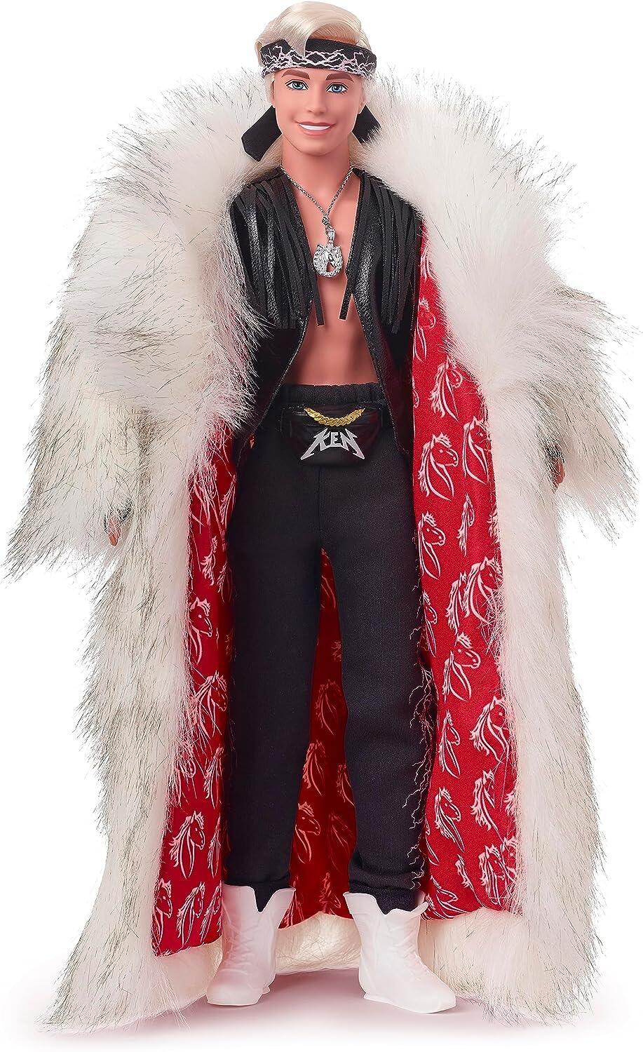 Barbie The Movie - Ken rocker Doll with fringed vest and bandana