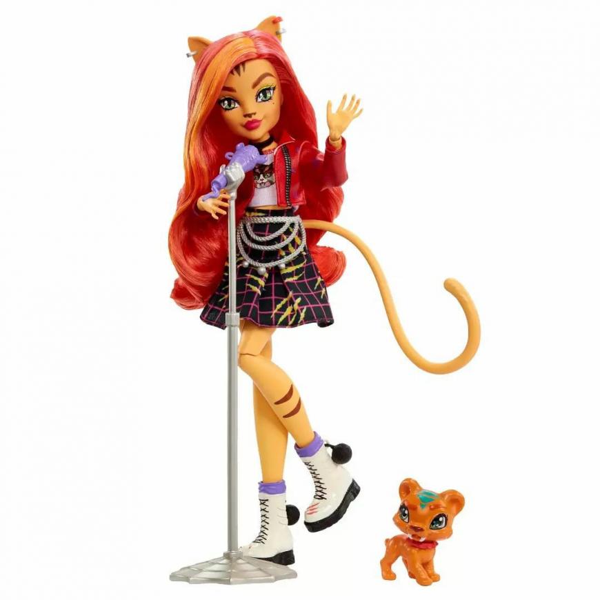 Monster High Toralei Stripe Doll with Pet And Accessories