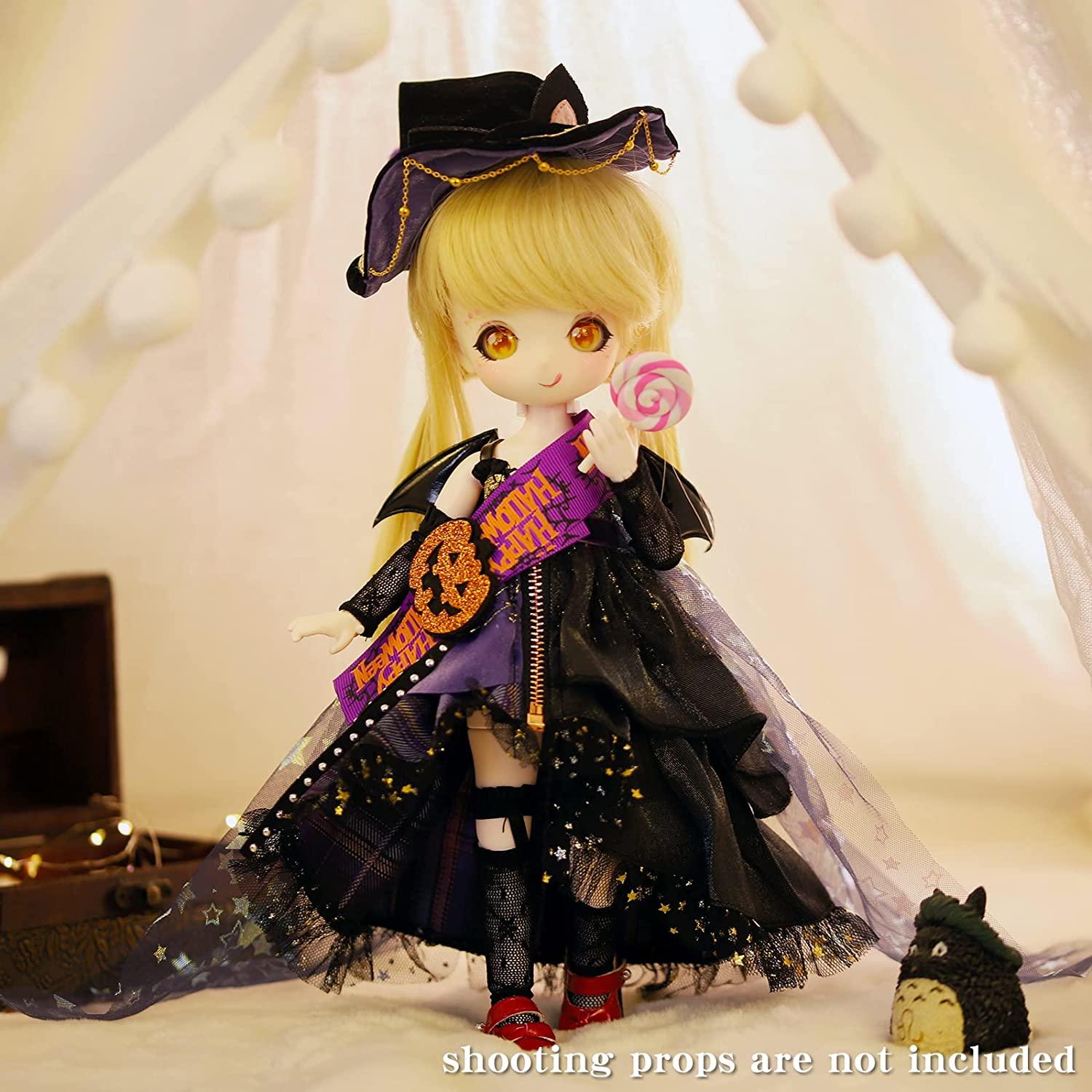 ICY Fortune Days Hannah Anime Style Ball Jointed Doll, Including Wig, Makeup, Removable Head