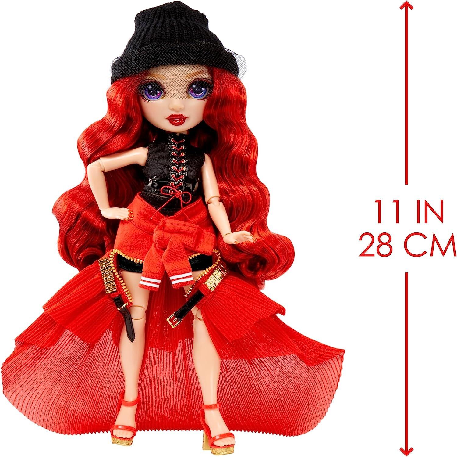Rainbow High Fantastic Fashion Poppy Rowan - Orange 11” Fashion Doll